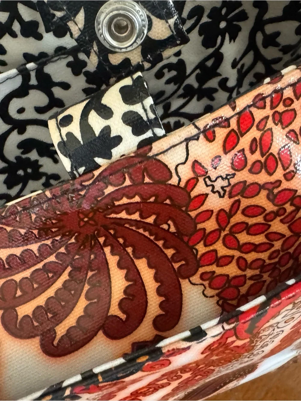 gigi hill Floral Baby Bag in Red Multi